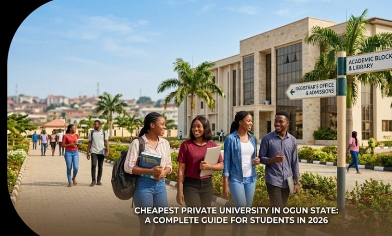 Explore the Cheapest Private University in Ogun State: A Complete Guide for Students in 2026
