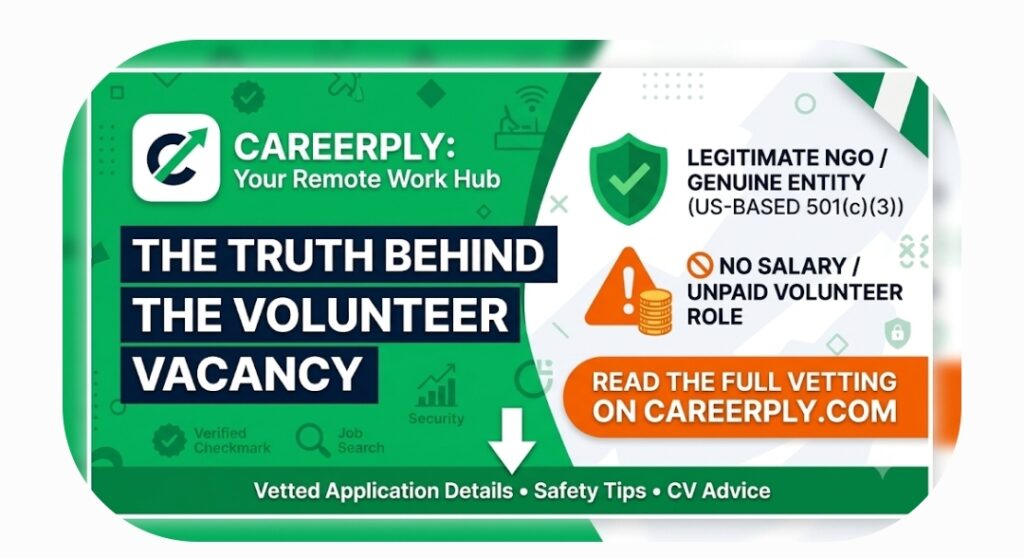Common Person Relief Inc remote HR role?