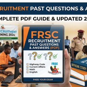 Get a free FRSC past questions and answers for your revision