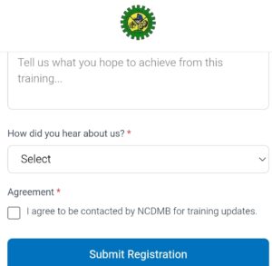 NCDMB Free Training 2026- dashboard