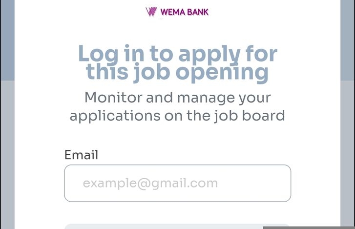 Wema Bank Bankers in Training Program - Sales