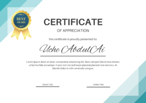 Where to place professional certifications