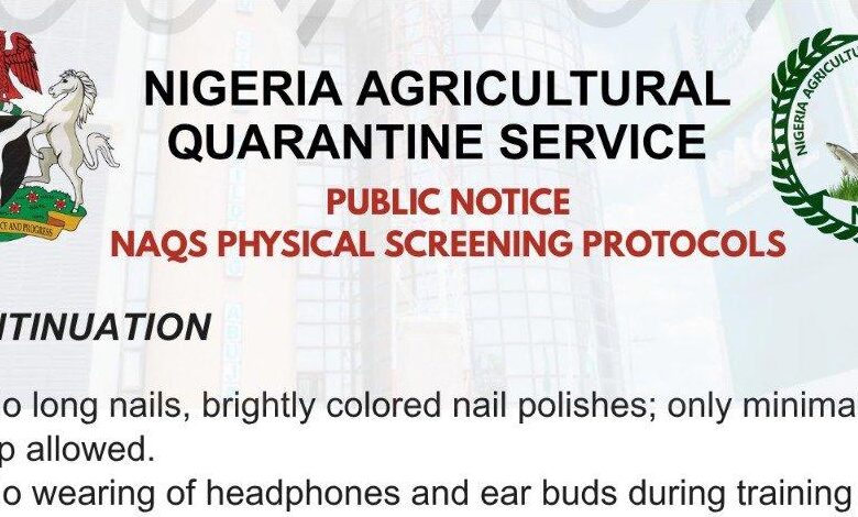 NAQS Physical Screening Protocols, Requirements, and Essential Tips for Successful applicants
