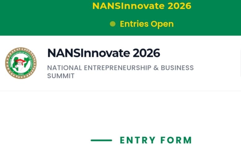 The NANSinnovate 2026 programme for all Nigerian students