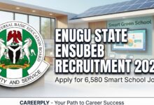 Enugu State ENSUBEB Recruitment 2026
