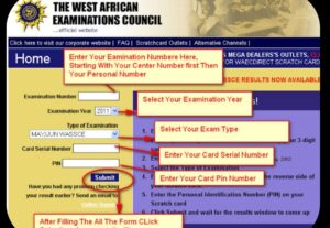 WAEC result checker portal