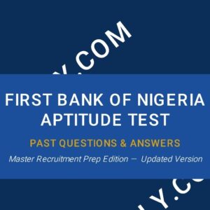 First Bank of Nigeria Aptitude Test revision